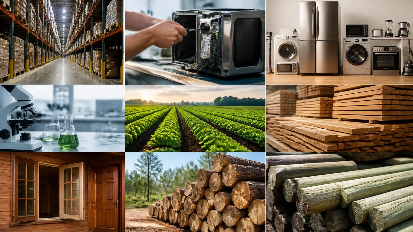 Materiales y soluciones para proyectos comerciales y productivos